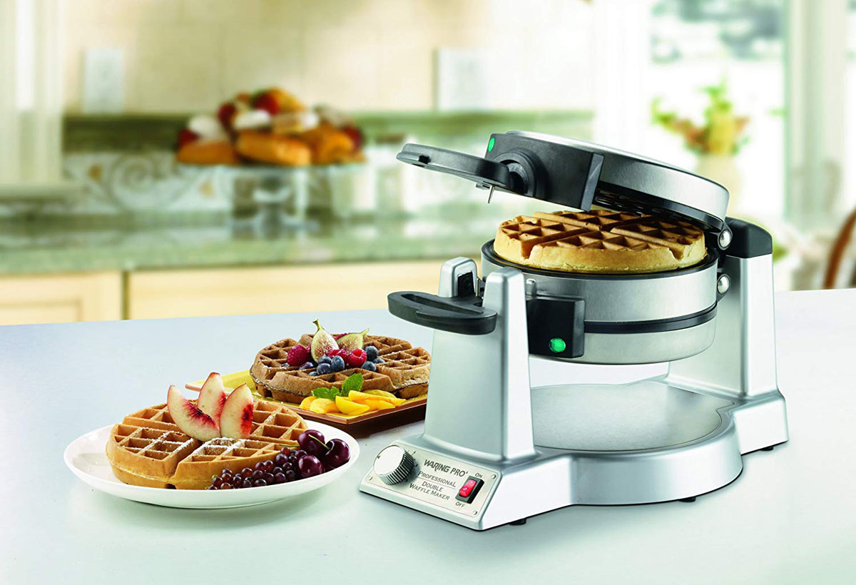 Waring Pro WMK600 Double Belgian Waffle Maker Review Top WaffleMaker